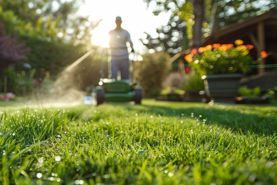 electric walk behind mower